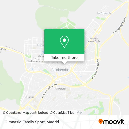 Gimnasio Family Sport map