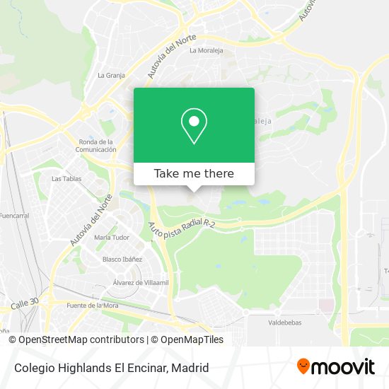 Colegio Highlands El Encinar map