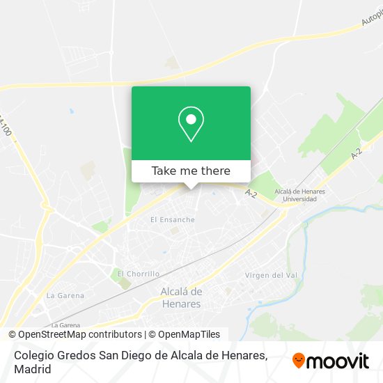 Colegio Gredos San Diego de Alcala de Henares map