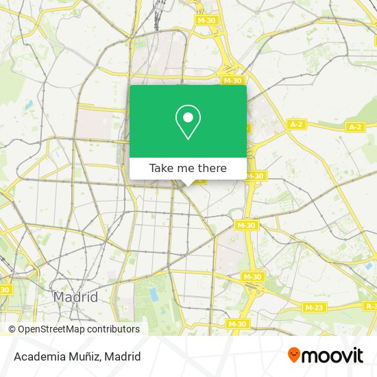 Academia Muñiz map