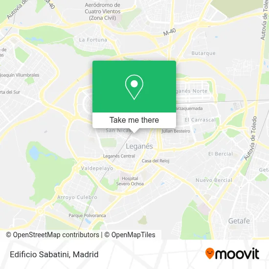 Edificio Sabatini map