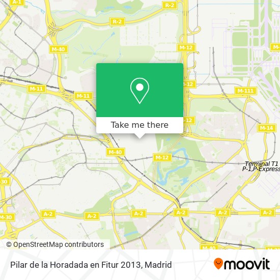 mapa Pilar de la Horadada en Fitur 2013