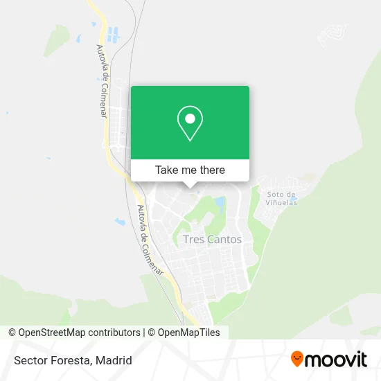 Sector Foresta map