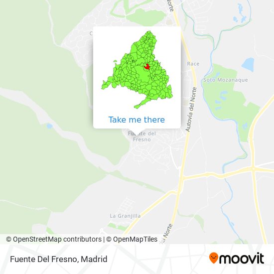 Fuente Del Fresno map