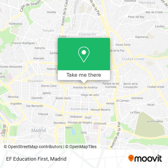 EF Education First map