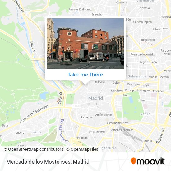 Mercado de los Mostenses map