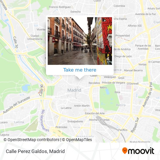 Calle Perez Galdos map