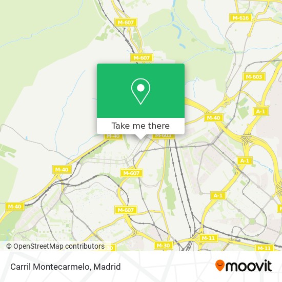 Carril Montecarmelo map