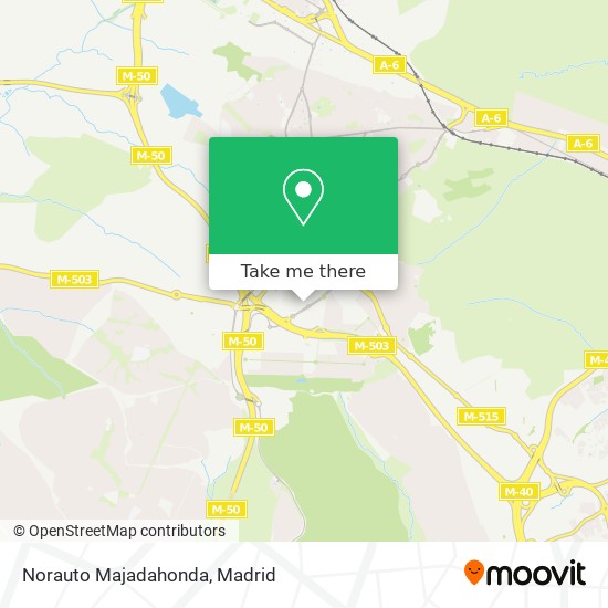 mapa Norauto Majadahonda