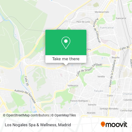 Los Nogales Spa & Wellness map