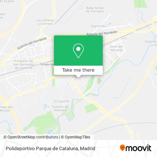 Polideportivo Parque de Cataluna map