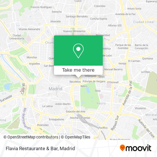 Flavia Restaurante & Bar map