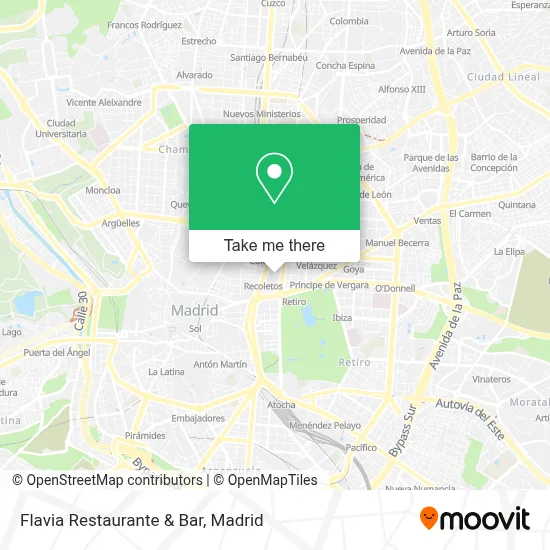 Flavia Restaurante & Bar map
