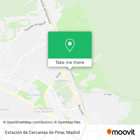 Estación de Cercanías de Pinar map