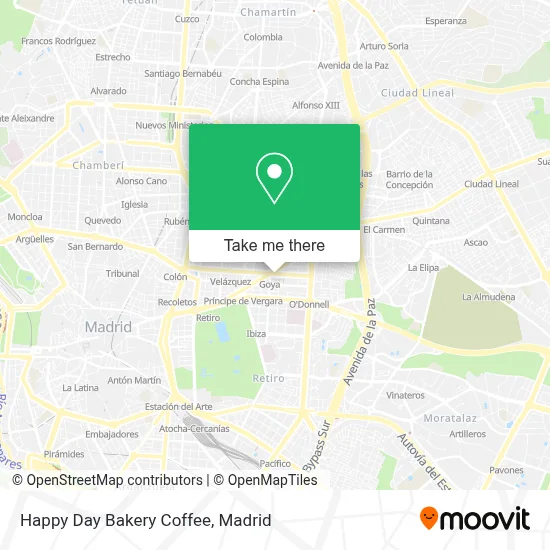 Happy Day Bakery Coffee map