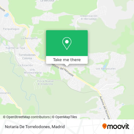Notaría De Torrelodones map
