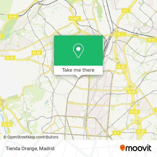 Tienda Orange map