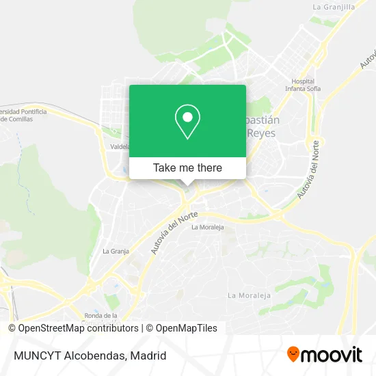 MUNCYT Alcobendas map