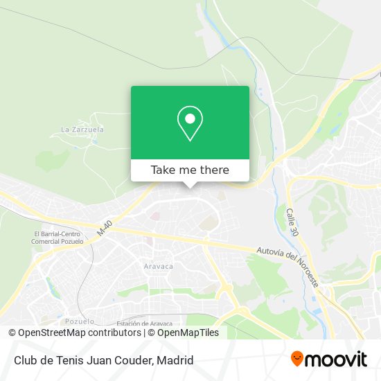 Club de Tenis Juan Couder map