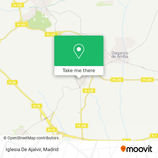 Iglesia De Ajalvir map