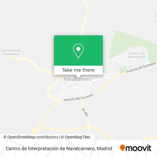 Centro de Interpretación de Navalcarnero map