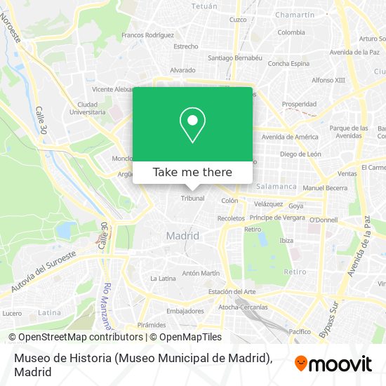 Museo de Historia (Museo Municipal de Madrid) map