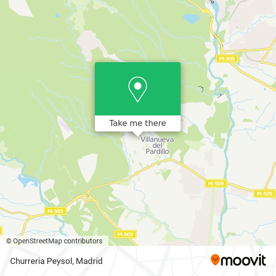 Churreria Peysol map