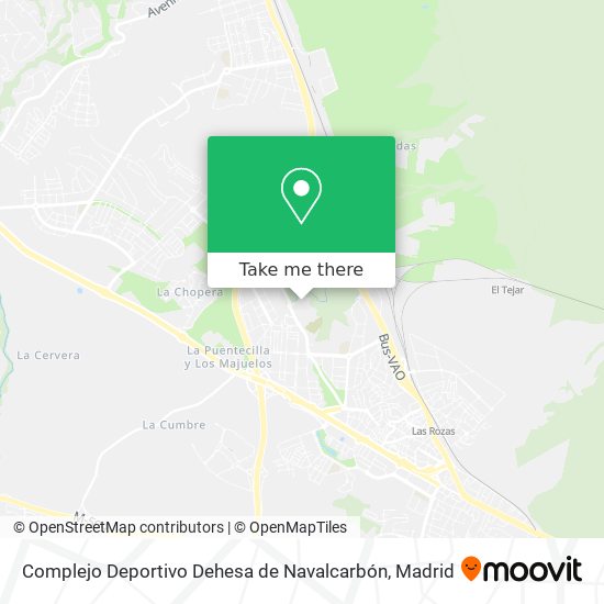 Complejo Deportivo Dehesa de Navalcarbón map