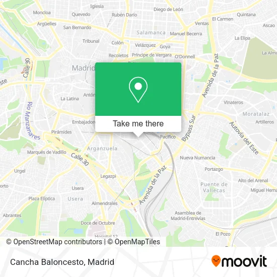 Cancha Baloncesto map