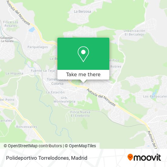 Polideportivo Torrelodones map