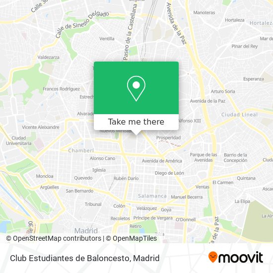Club Estudiantes de Baloncesto map