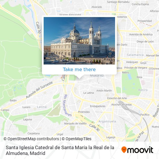 Santa Iglesia Catedral de Santa María la Real de la Almudena map