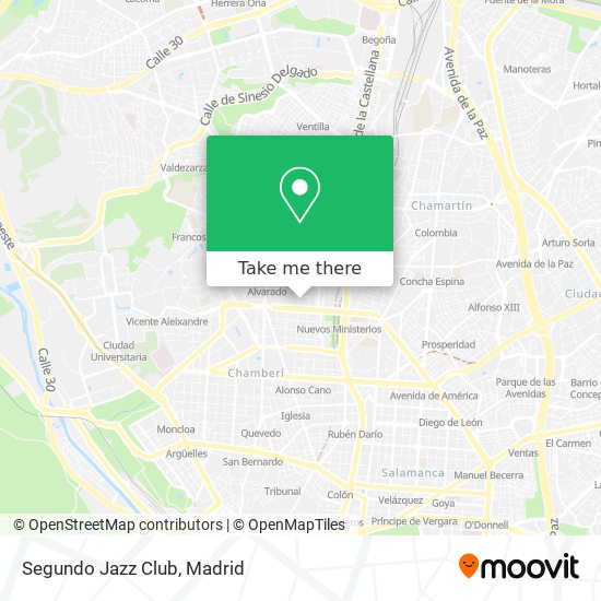 mapa Segundo Jazz Club