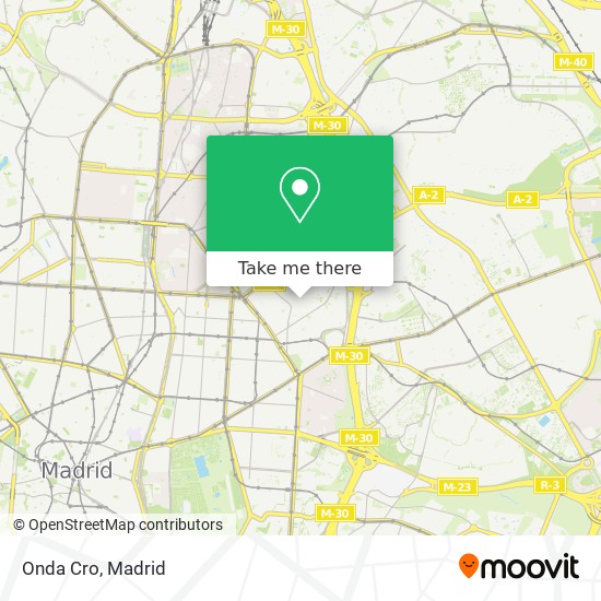 Onda Cro map