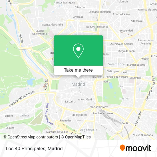 Los 40 Principales map