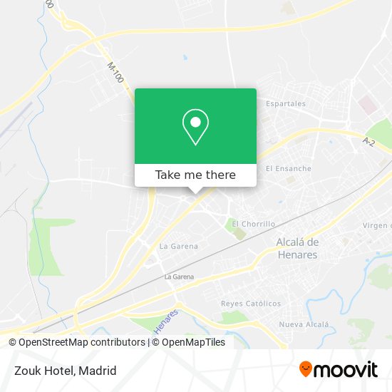 Zouk Hotel map