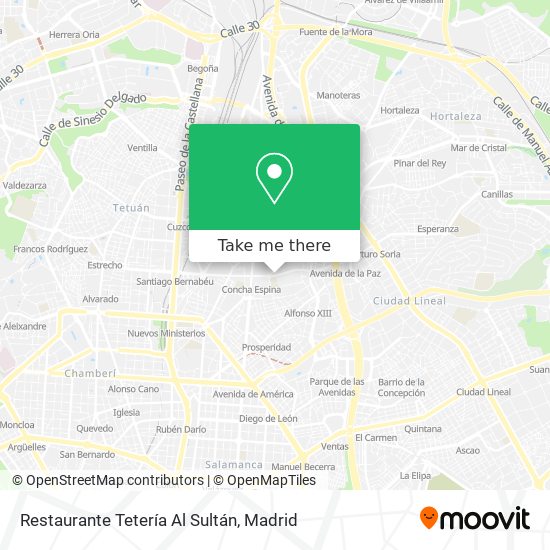 Restaurante Tetería Al Sultán map