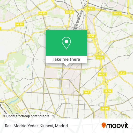 mapa Real Madrid Yedek Klubesi