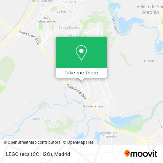 LEGO teca (CC H2O) map