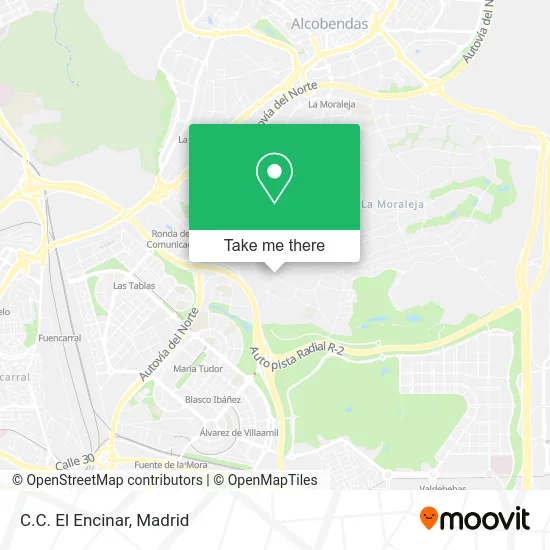 C.C. El Encinar map
