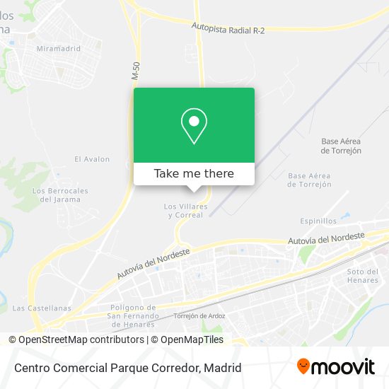 mapa Centro Comercial Parque Corredor