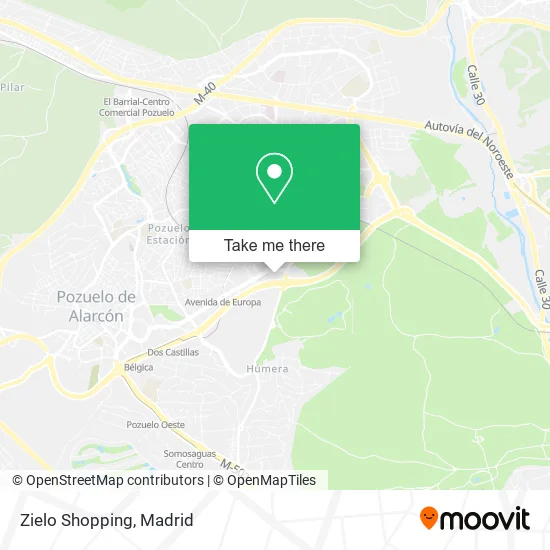 Zielo Shopping map
