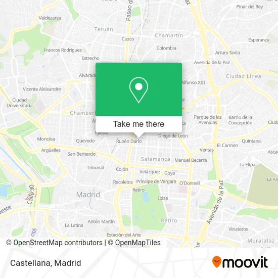 Castellana map