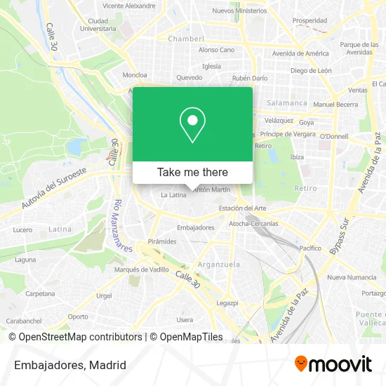 Embajadores map