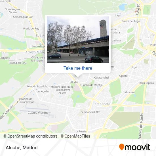 Aluche map