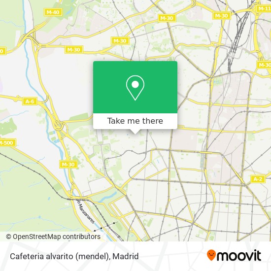 Cafeteria alvarito (mendel) map