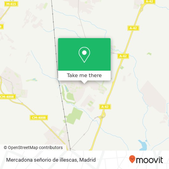 Mercadona señorio de illescas map