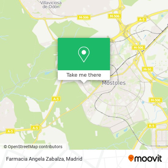 Farmacia Angela Zabalza map