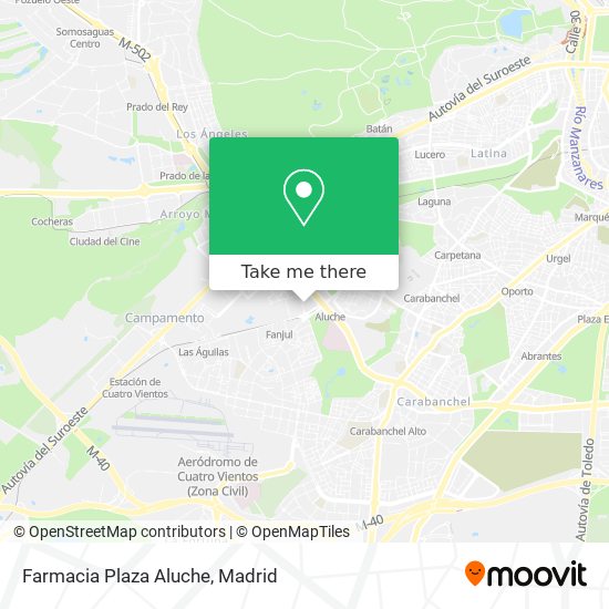 Farmacia Plaza Aluche map