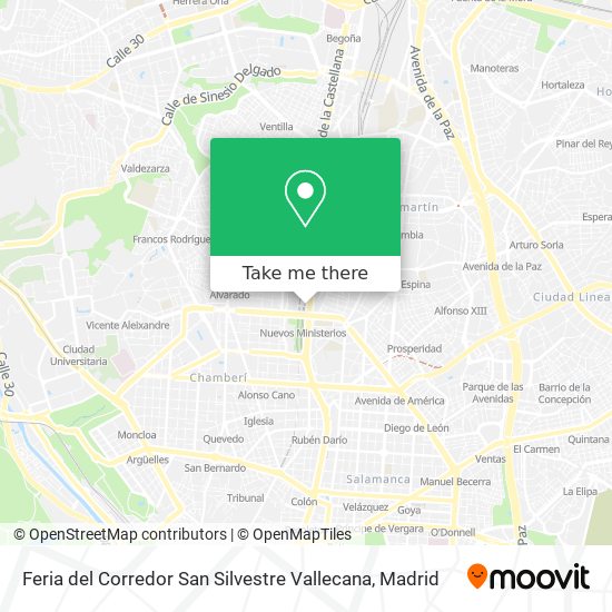 Feria del Corredor San Silvestre Vallecana map